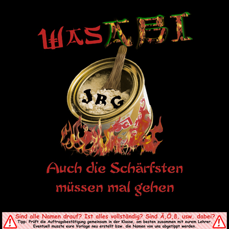 WasABI - Auch die Schärfsten müssen mal gehen