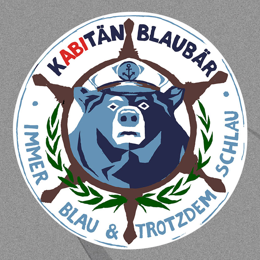 Kabitän Blaubär - immer blau und trotzdem schlau