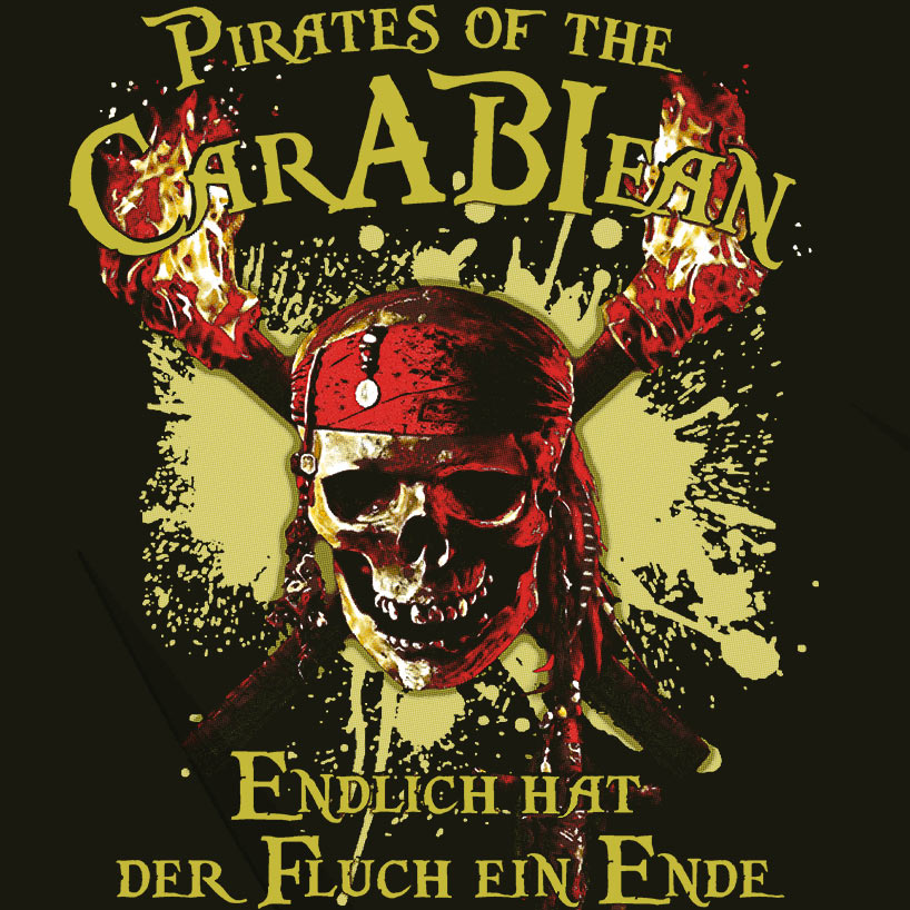 Pirates of the Carabiean endlich hat der Fluch ein Ende - Totenkopf